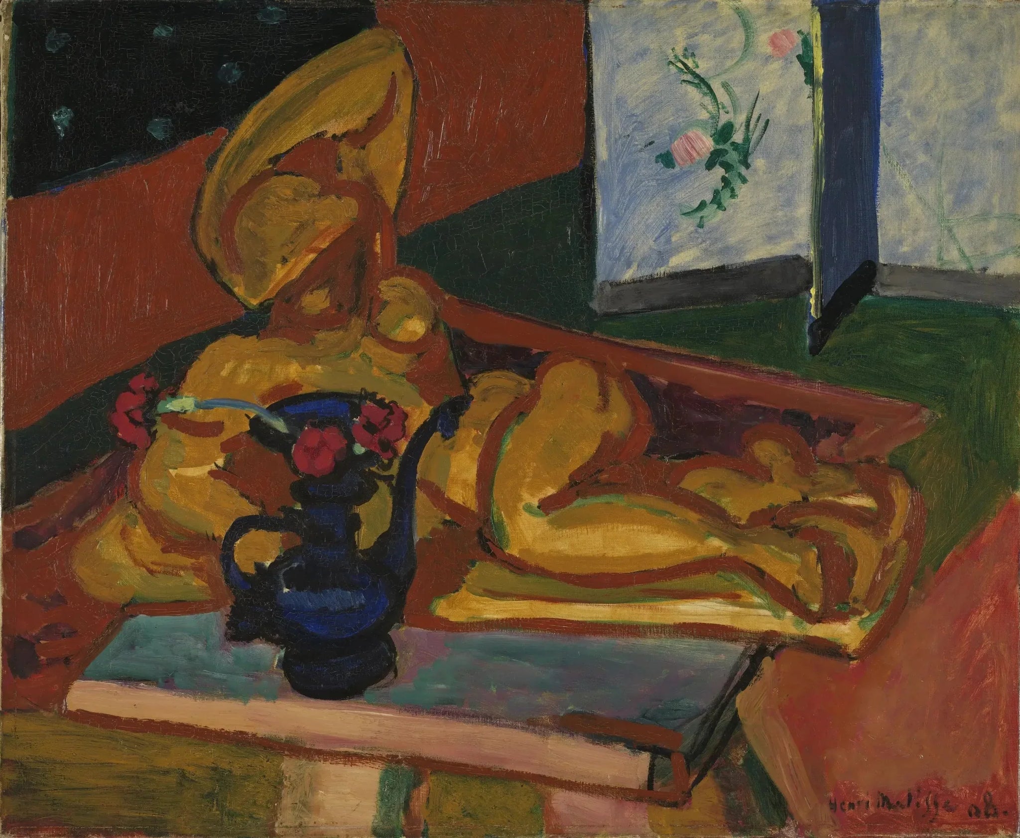 Figurine en bronze - Henri Matisse image 1 copie peinte à la main à l’huile