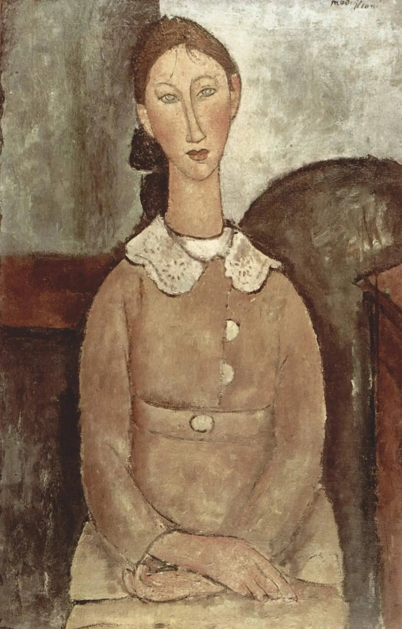 Sarı Elbise İçindeki Filet - Amedeo Modigliani