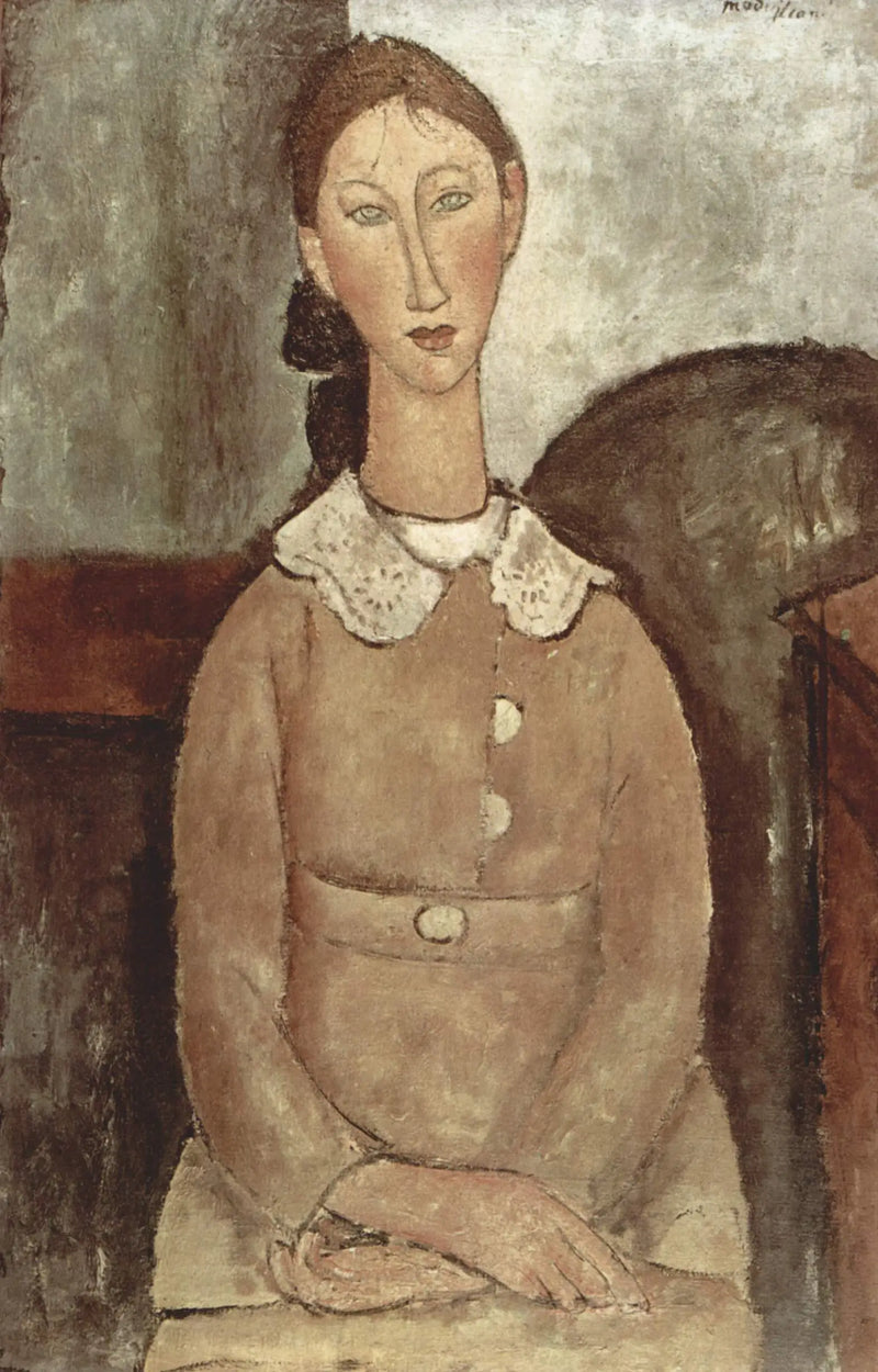Sarı Elbise İçindeki Filet - Amedeo Modigliani
