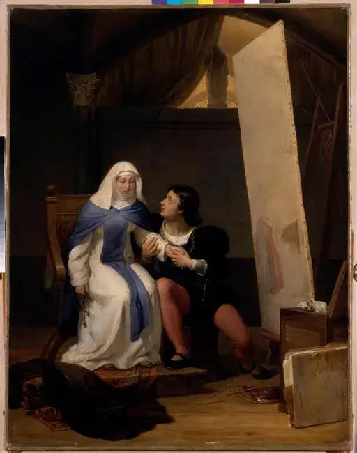 Filippo Lippi ve Lucrezia Buti - Paul Delaroche