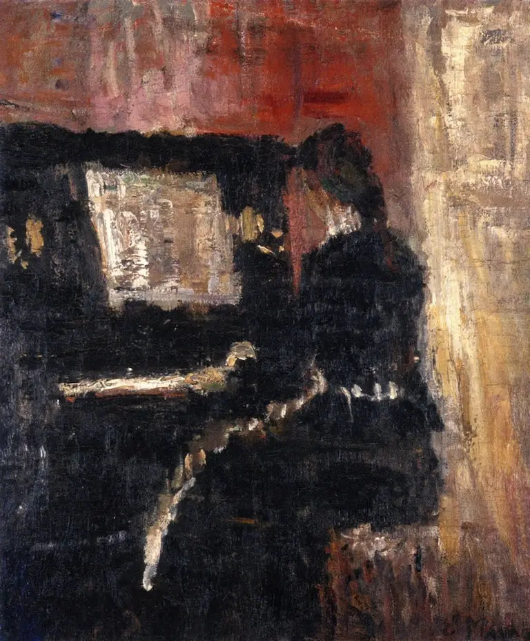 Piyano Çalan Kız - Edvard Munch