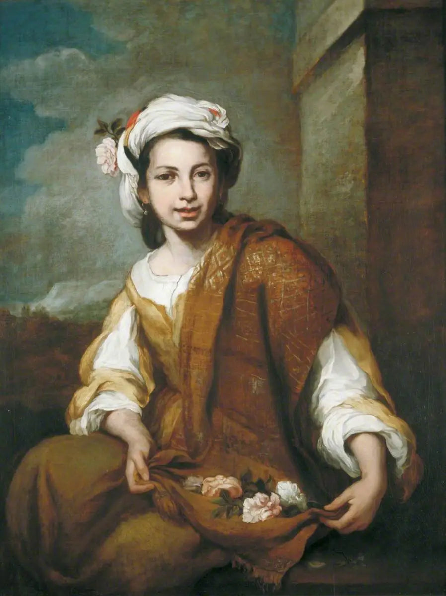 Çiçekli Kız - Bartolomé Esteban Murillo