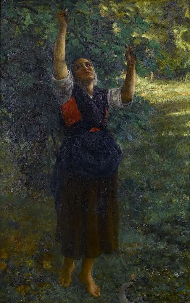 İncir Toplayan Kız - Jules Breton