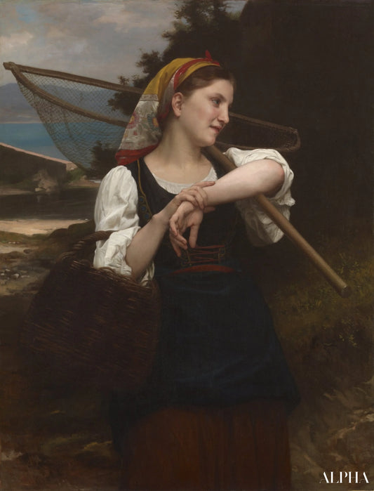 Fille de pêcheur - William Bouguereau Reproductions de tableaux à la peinture à l’huile