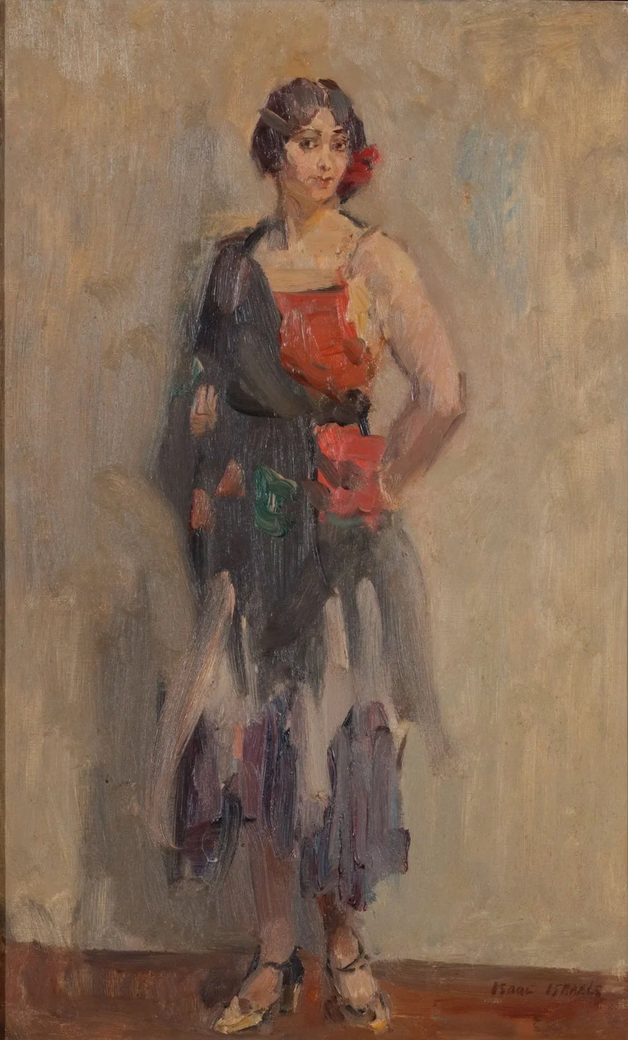 Ayakta Kız - Isaac Israëls