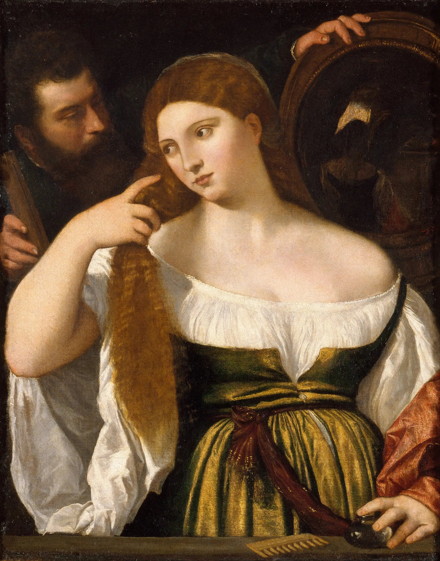 Ayna Önünde Kız - Titian