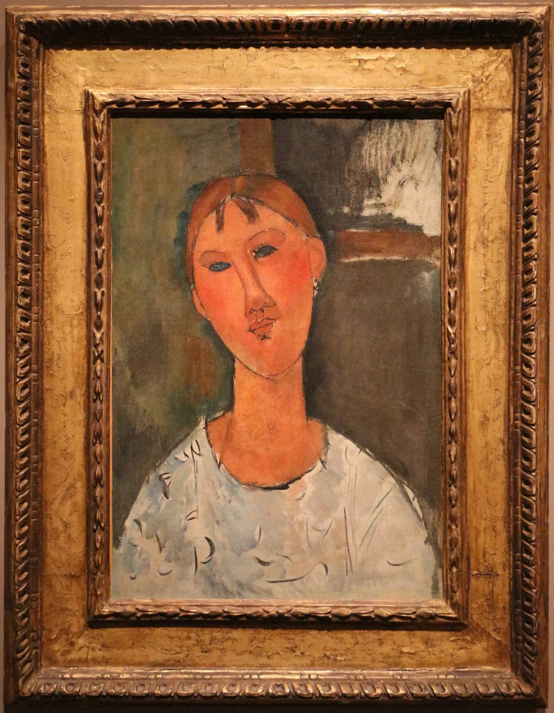 Beyaz Gömlekli Kız - Amedeo Modigliani
