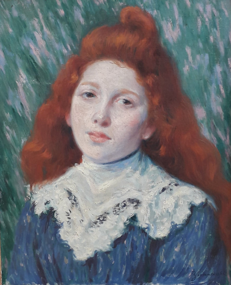 beyaz yakalı kız - Federico Zandomeneghi