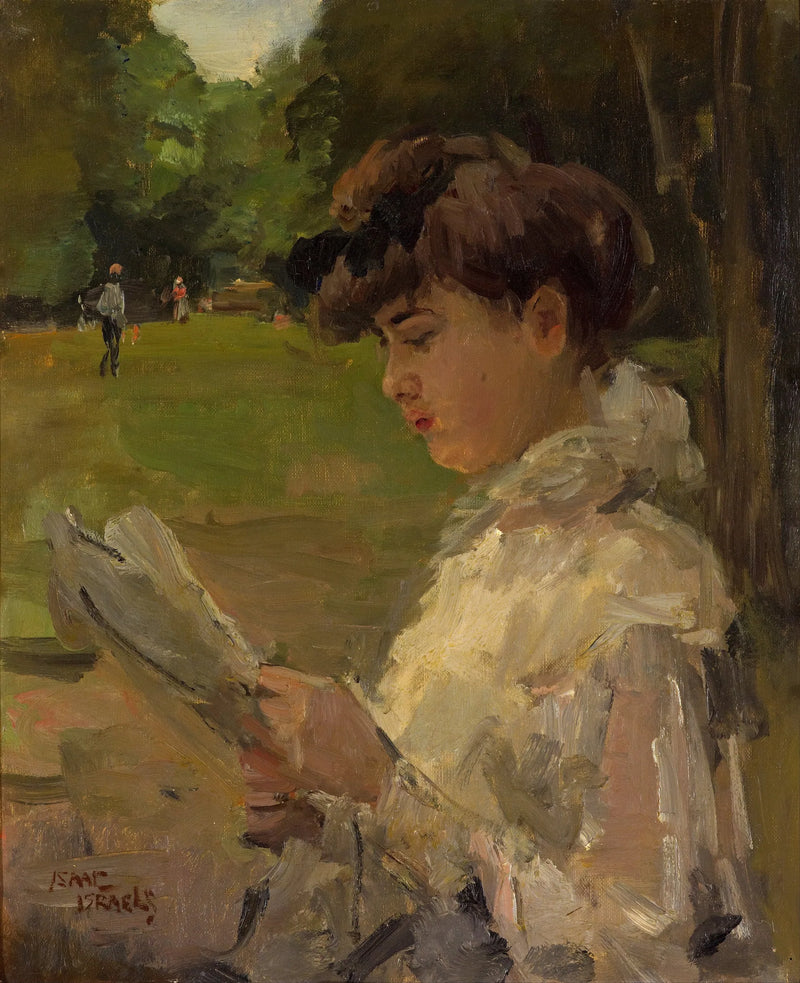 Kız okuyor - Isaac Israëls