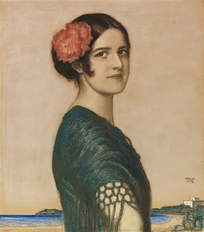 Fille Mary İspanyolca - Franz Von Stuck