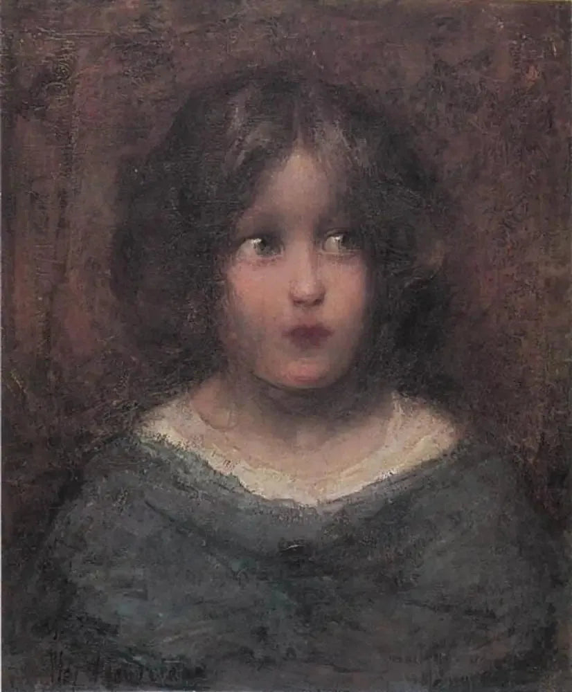 Sola bakan kız - Piet Mondrian