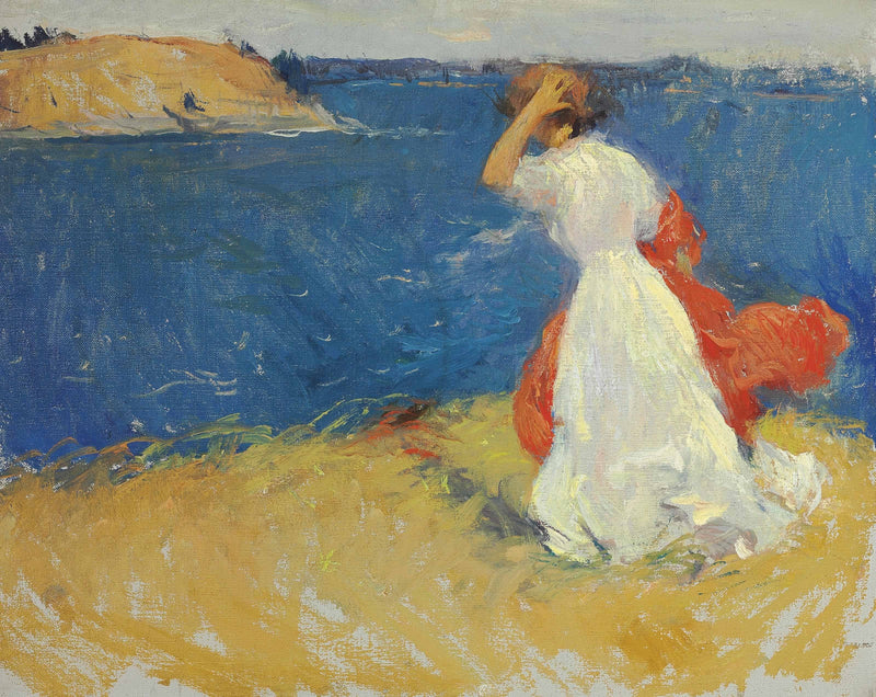 Kız Kayalığında - Frank Weston Benson