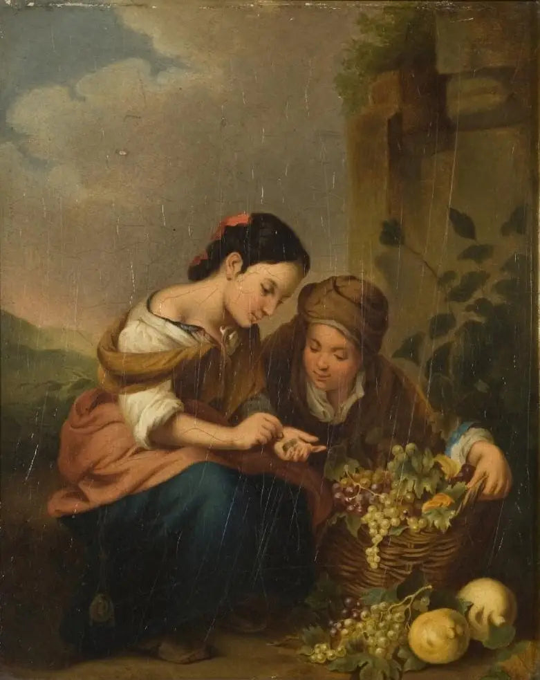 Parçaları sayan kızlar - Bartolomé Esteban Murillo