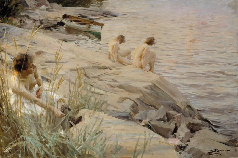 Dışarıda Yüzen Kızlar; Dışarıda Yüzen Kızlar; Dış Mekan - Anders Zorn