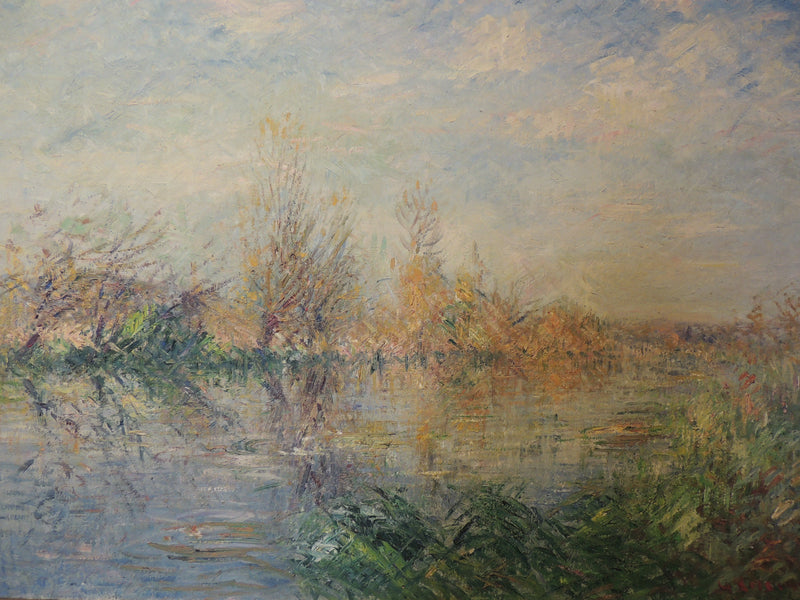 Son Sonbahar, Vaudreuil'deki Eure Nehri - Gustave Loiseau