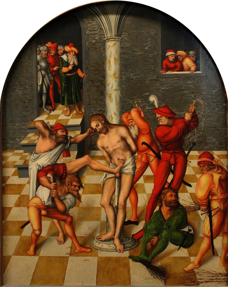 İsa'nın Kırbaçlanması - Lucas Cranach the Elder