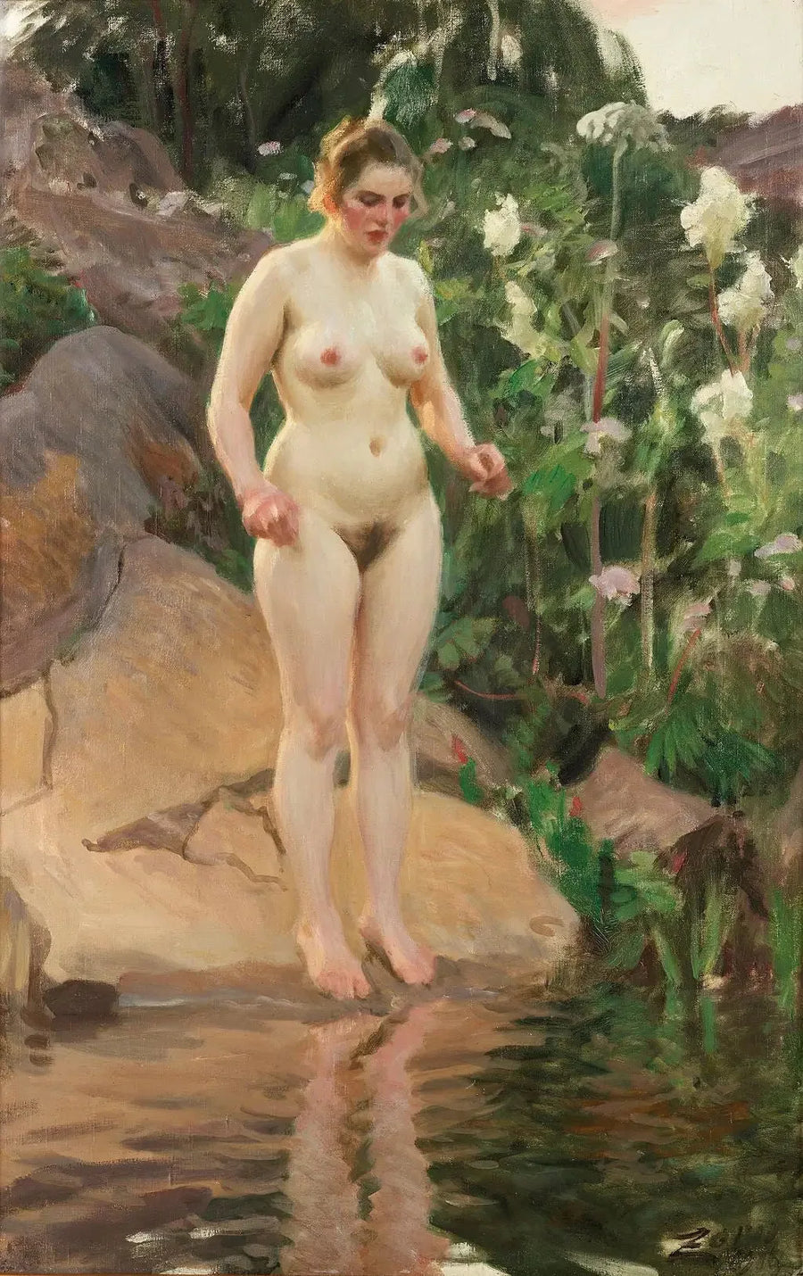 Archipel Çiçekleri - Anders Zorn