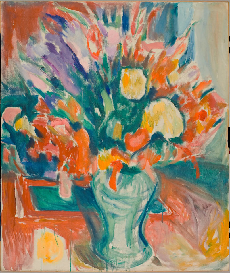 Bir Vazodaki Çiçekler - Edvard Munch