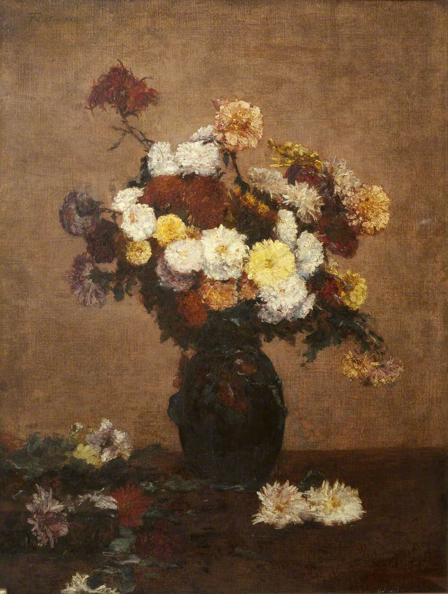 Fleurs dans un vase - Henri Fantin-Latour