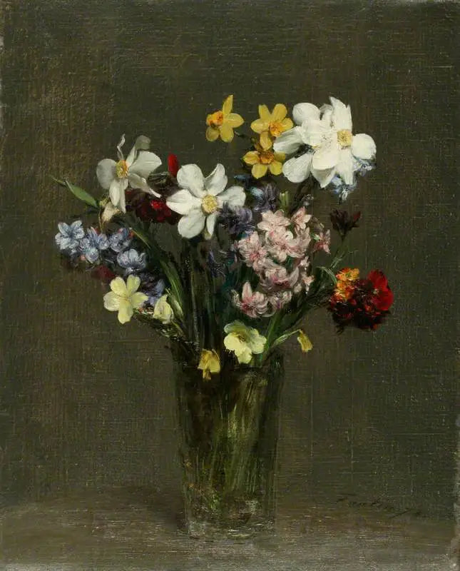 Vazoda Çiçekler - Henri Fantin-Latour
