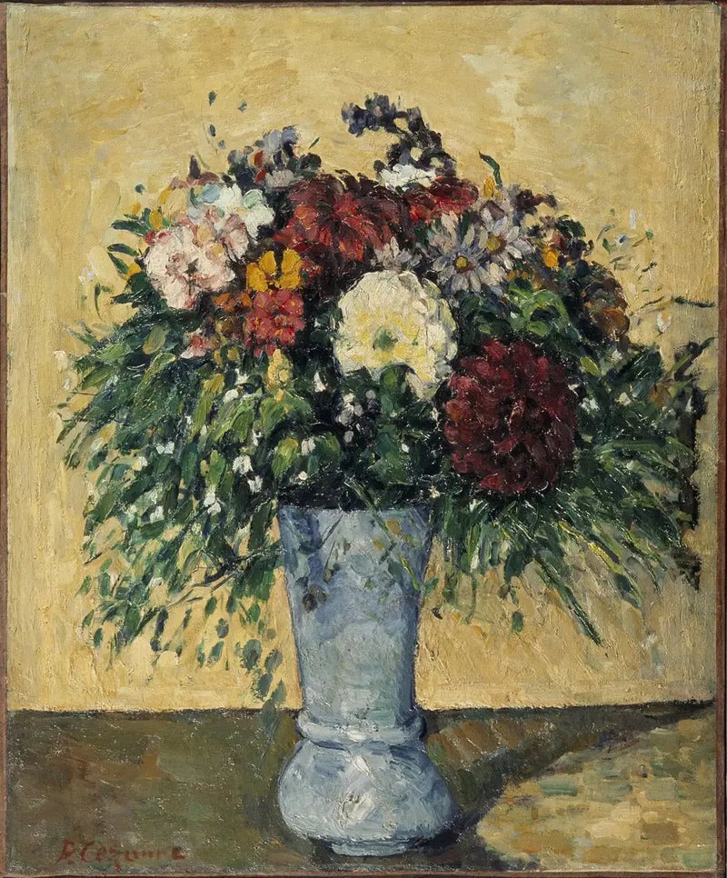 Bir vazoda çiçekler - Paul Cézanne