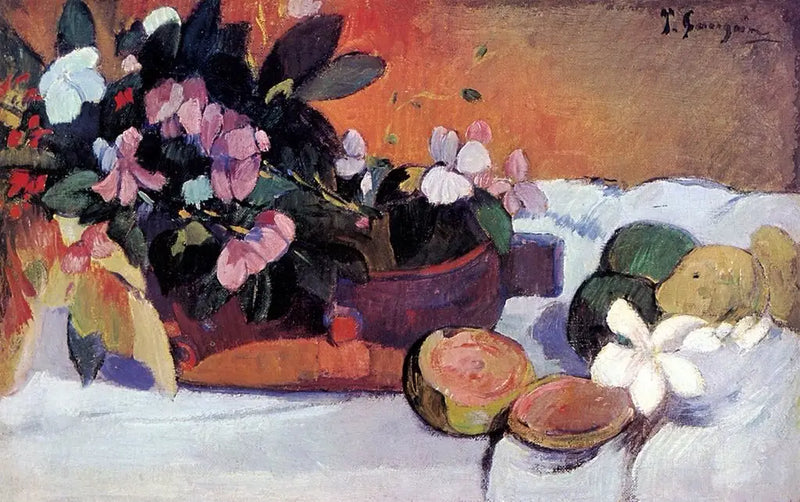 Bir Vazo İçinde Çiçekler - Paul Gauguin
