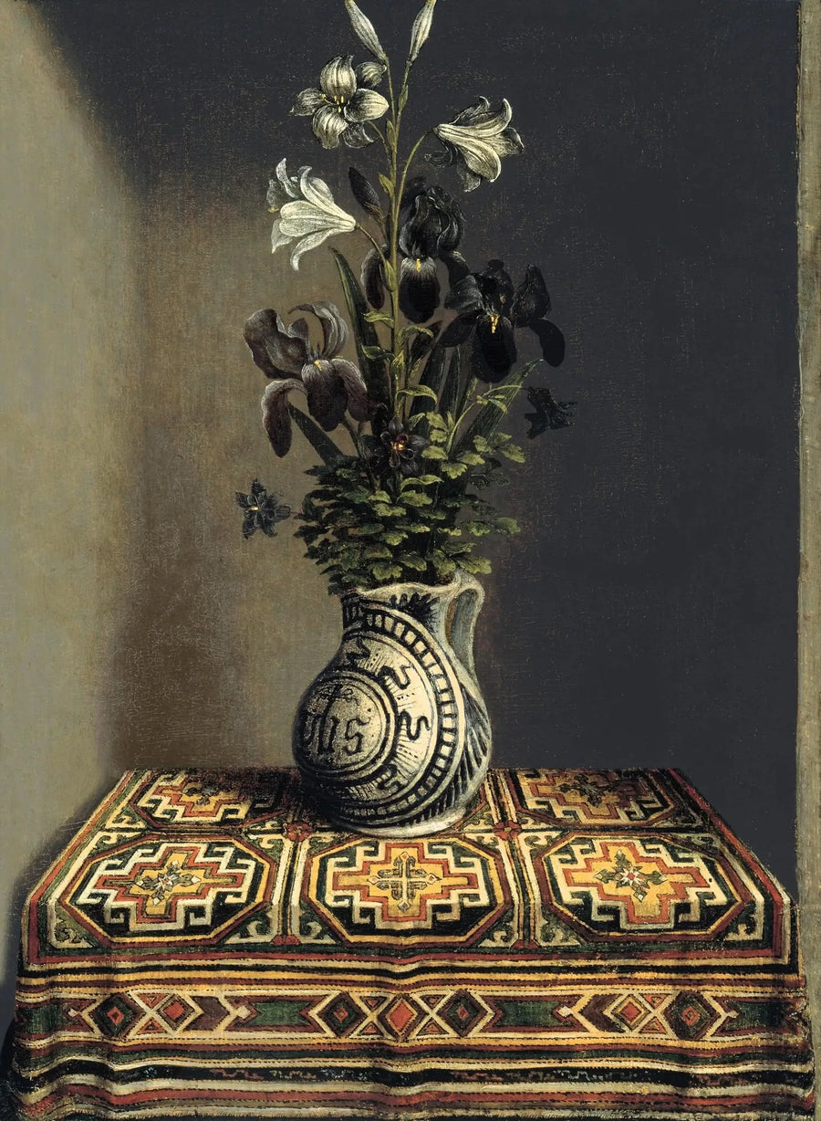 Çiçekler Bir Testide (ters) - Hans Memling