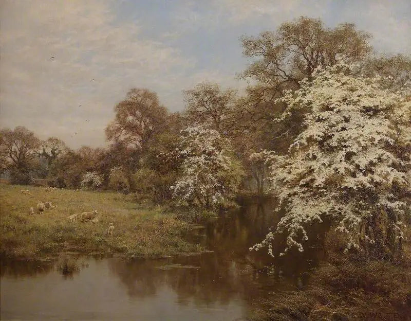 Ahududu Çiçekleri - Edward Wilkins Waite
