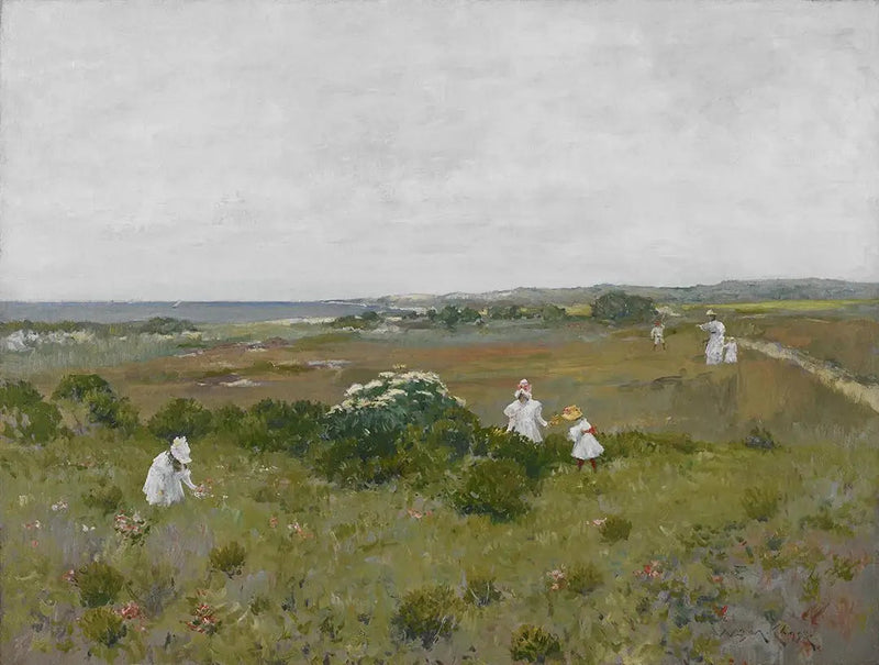 Deniz Kenarı Çiçekleri - William Merritt Chase