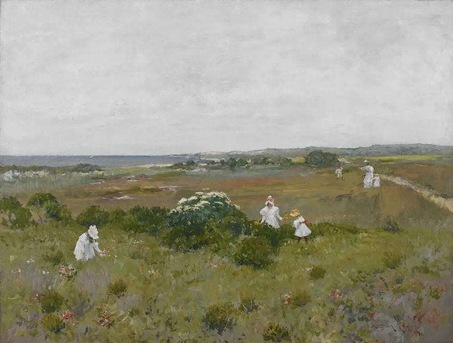 Deniz Kenarı Çiçekleri - William Merritt Chase