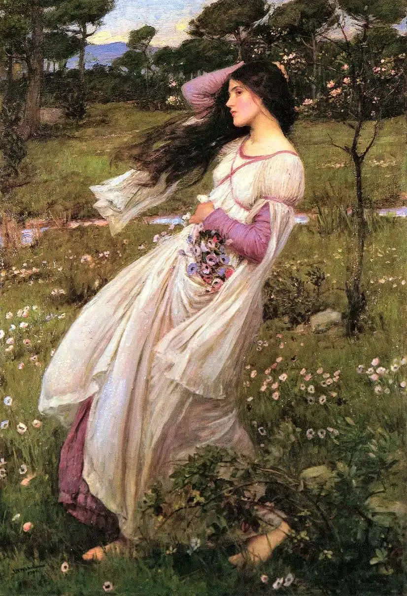 Rüzgarların Çiçekleri - John William Waterhouse