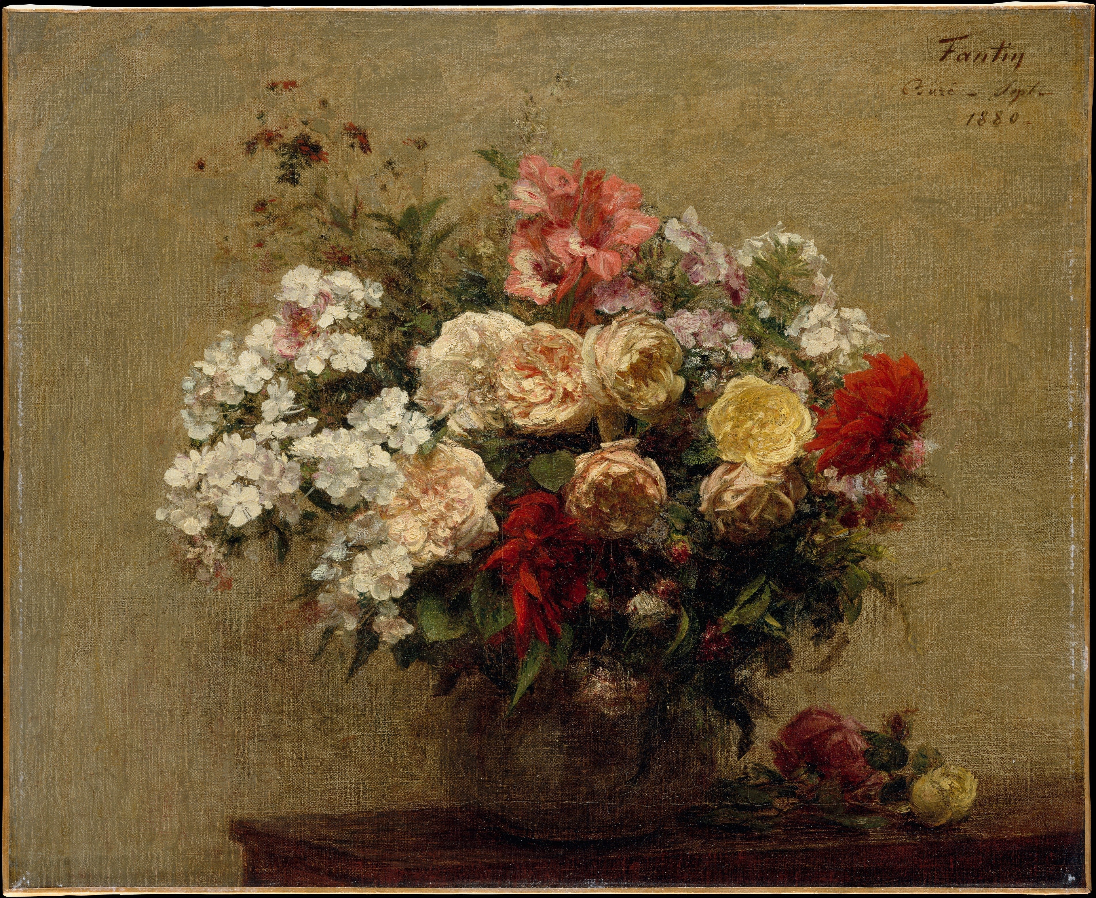 Fleurs d'été - Henri Fantin-Latour