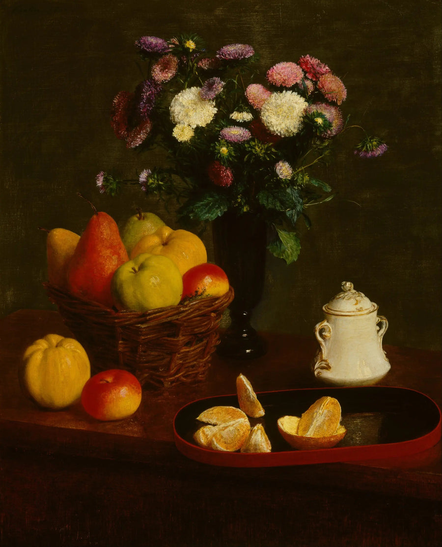 Çiçekler ve Meyveler - Henri Fantin-Latour
