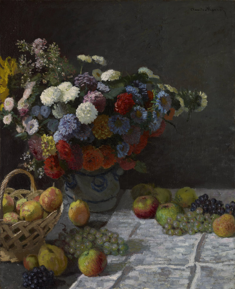 Çiçekler ve meyvelerle hayat - Claude Monet
