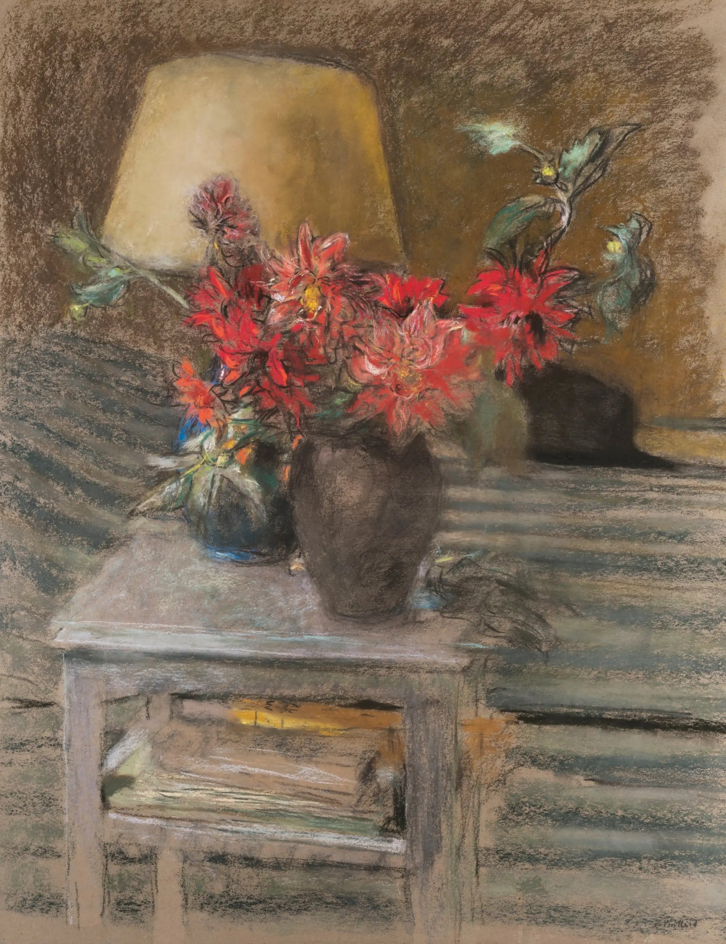 Fleurs sur une table - Édouard Vuillard - Alpha Reproduction