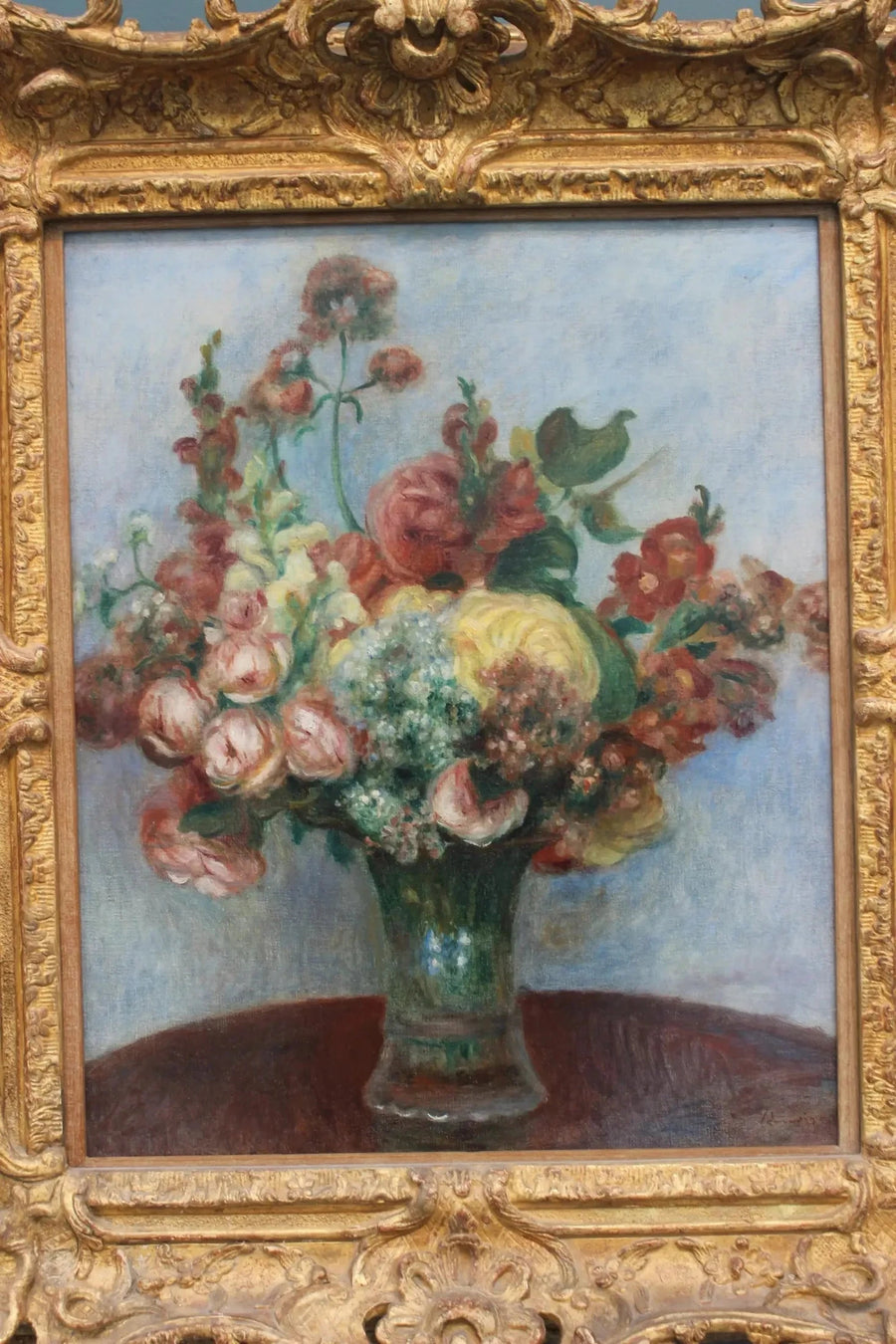 Bir Vazoda Çiçekler - Pierre-Auguste Renoir