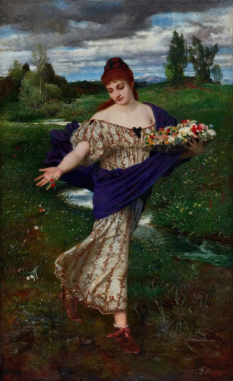 Flore, Dağılan Çiçekler - Arnold Böcklin
