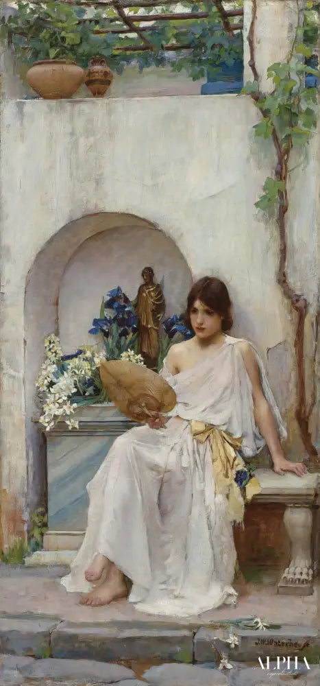 Flore - John William Waterhouse Reproductions de tableaux à la peinture à l’huile