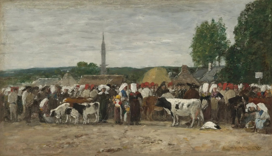 Bretagne Fuarı - Eugène Boudin