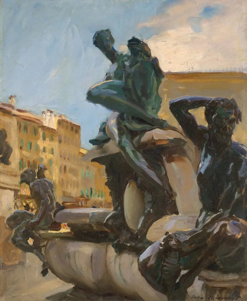 Neptün Çeşmesi - John Singer Sargent