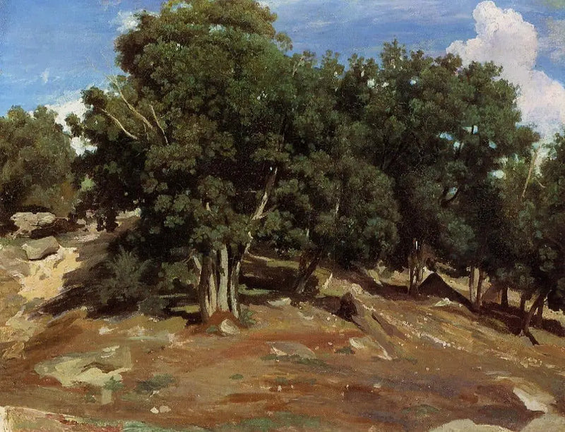 Fontainebleau – Bas-Préau Kara Meşeleri - Jean-Baptiste Camille Corot