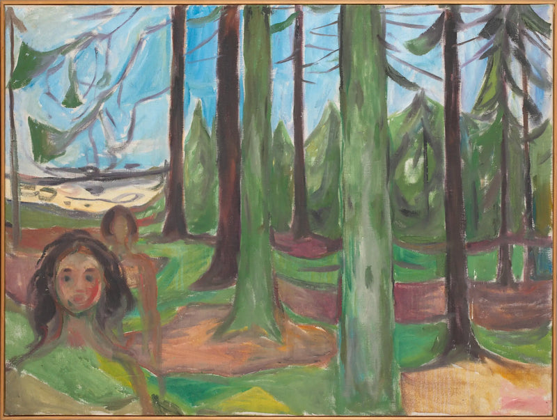 İki Kişili Orman - Edvard Munch