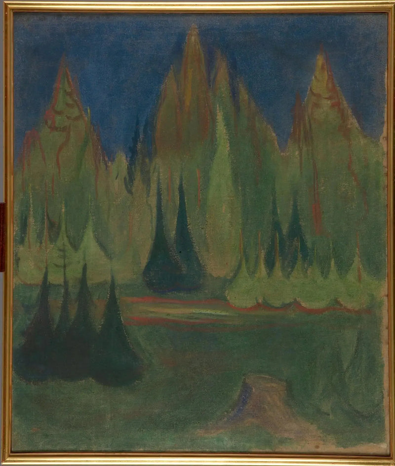 ladin ormanı - Edvard Munch