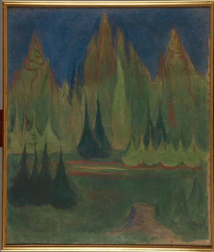 ladin ormanı - Edvard Munch