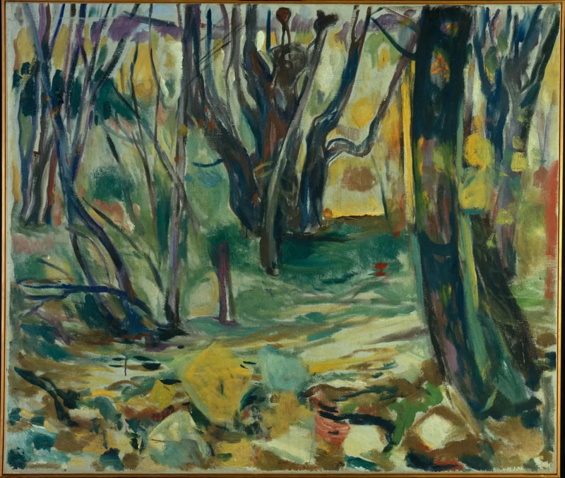 sonbaharda çınar ormanı - Edvard Munch