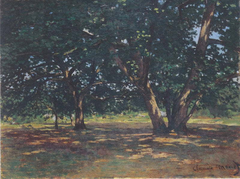 Fontainebleau Ormanı - Claude Monet