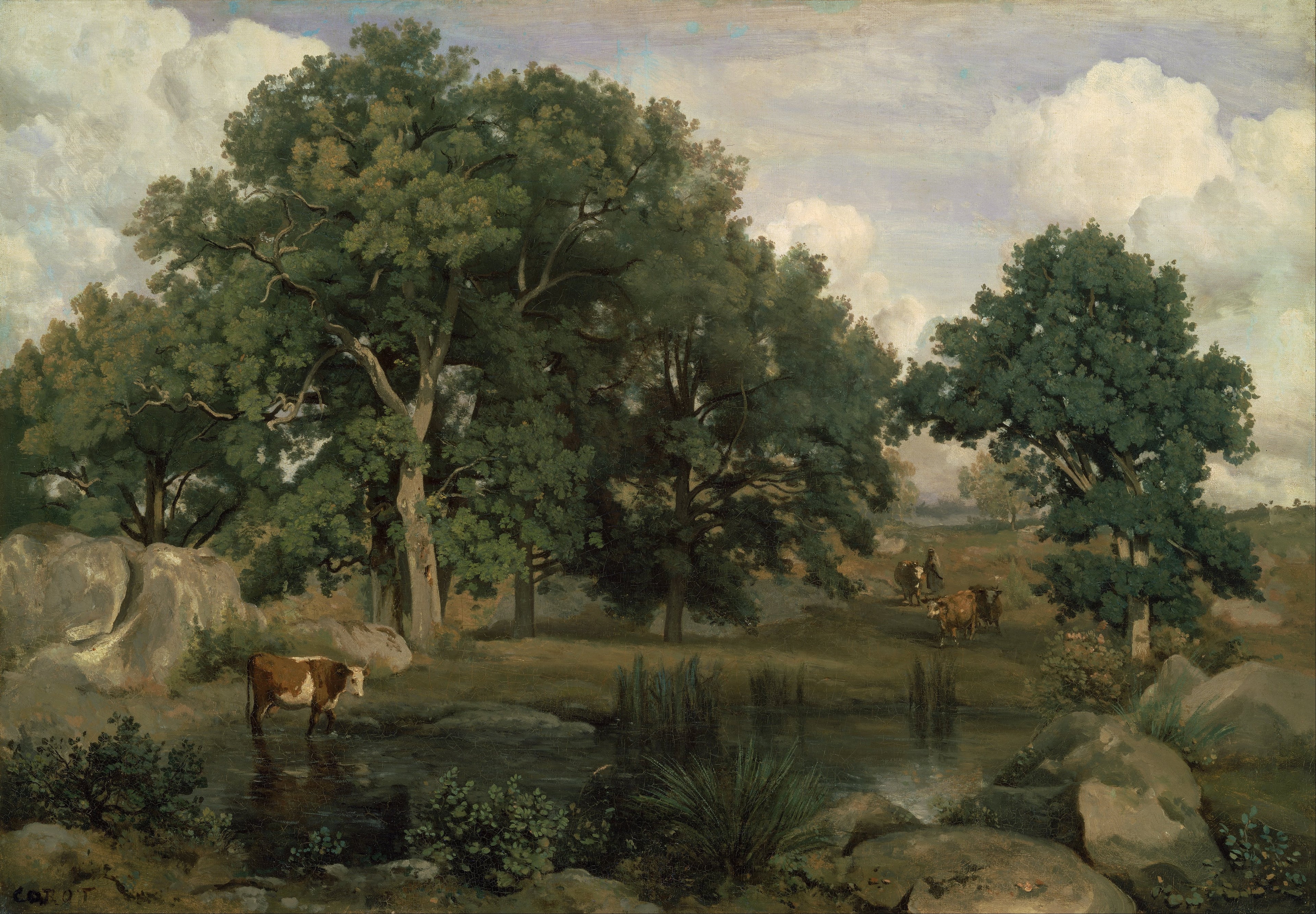Forêt de Fontainebleau - Jean-Baptiste Camille Corot