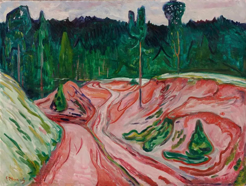 Thüringen Ormanı - Edvard Munch