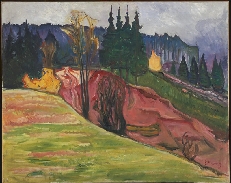 Thüringen Ormanı - Edvard Munch