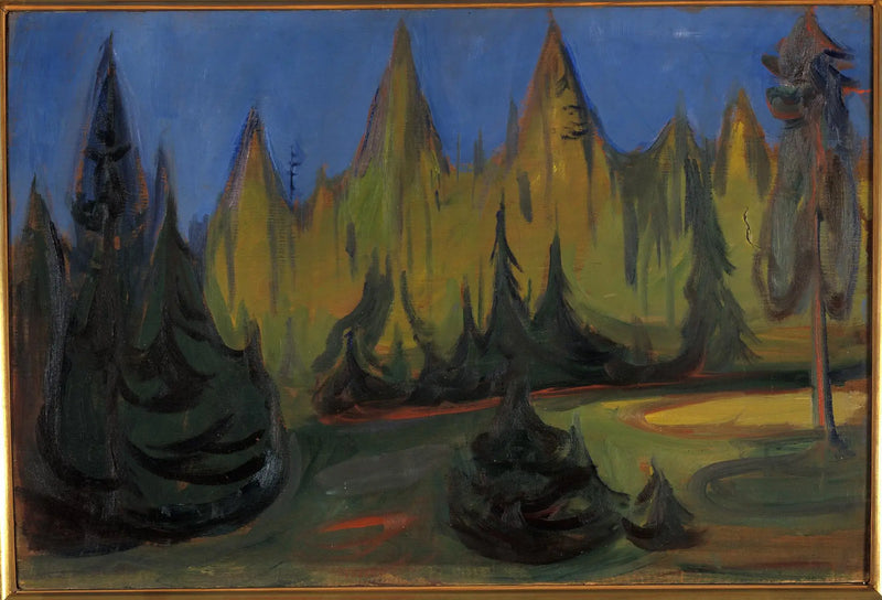 ladin ormanı - Edvard Munch